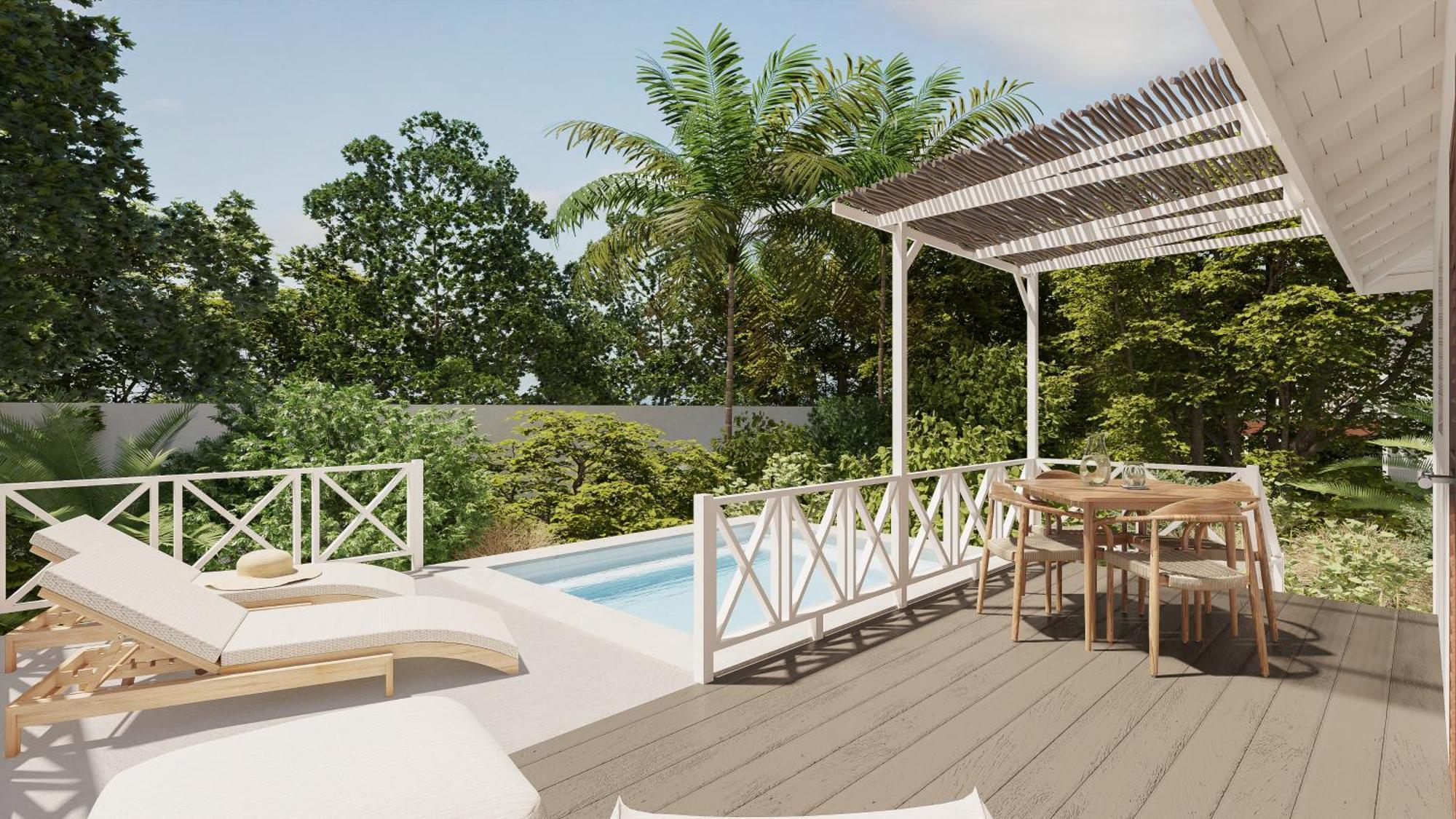 Botanique Bungalows Westpunt Extérieur photo