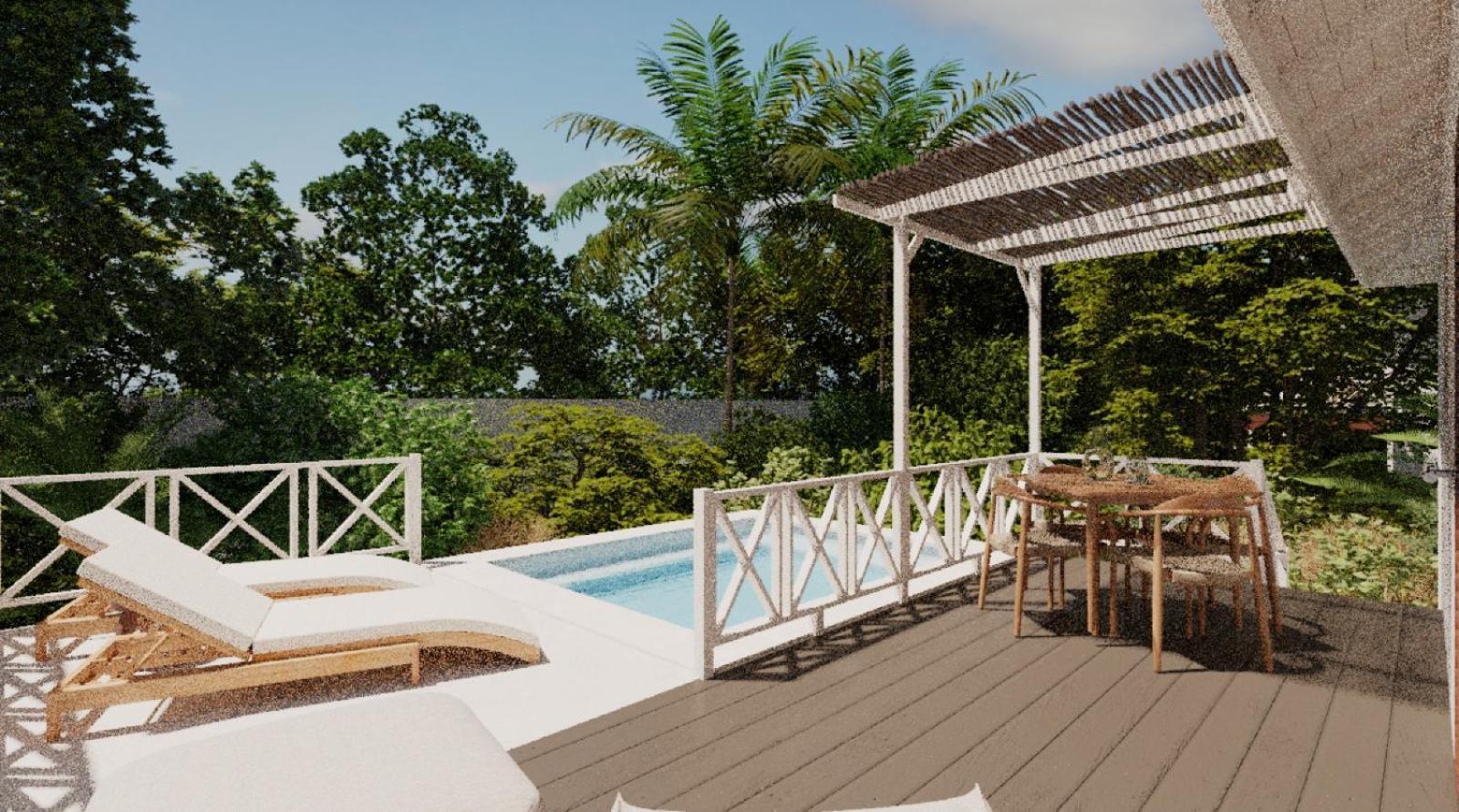 Botanique Bungalows Westpunt Extérieur photo